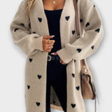 Hilda | Hjerte cardigan