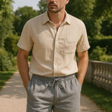 Mikke | Grå Hørshorts Mariner