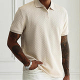 Struktureret poloshirt