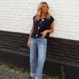 Laryssa | Chic lagerstrikket vest