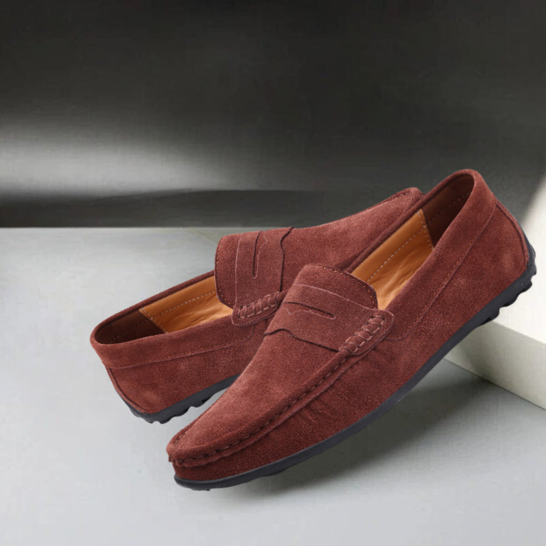 Paolo – Loafers i ruskind