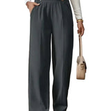 Elegante bukser med bred benvidde til daglig komfort