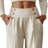 Elegante bukser med bred benvidde til daglig komfort