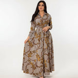 Casual dametøj: Vinterkjole med print