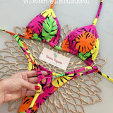 Wild Bikini: Strandtøjssæt med print