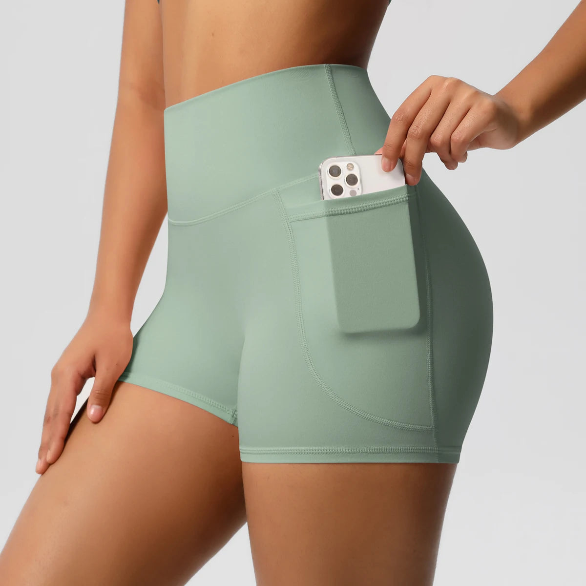 Fleksible yogashorts