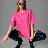 Oversized sommer-T-shirt til fritid