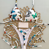 Wild Bikini: Strandtøjssæt med print