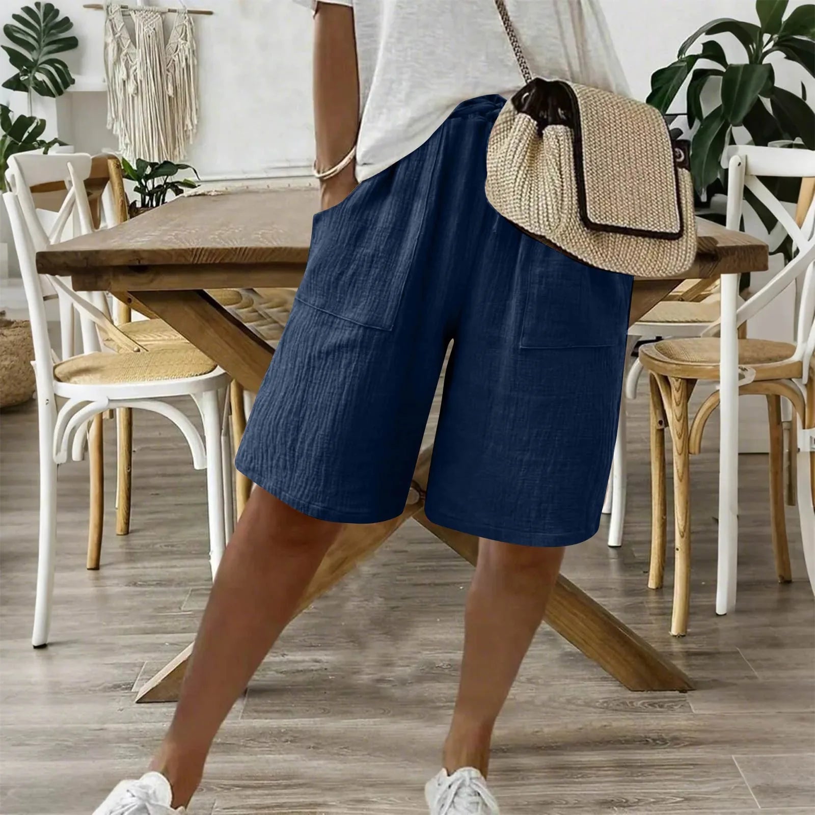 Linned og bomulds shorts til den perfekte sommerkomfort