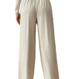 Elegante bukser med bred benvidde til daglig komfort