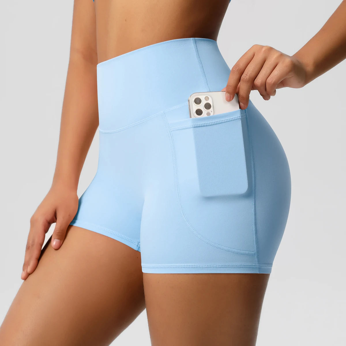 Fleksible yogashorts