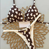 Wild Bikini: Strandtøjssæt med print