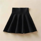 Mini-nederdel i efterårs-/vinter-/forårstil