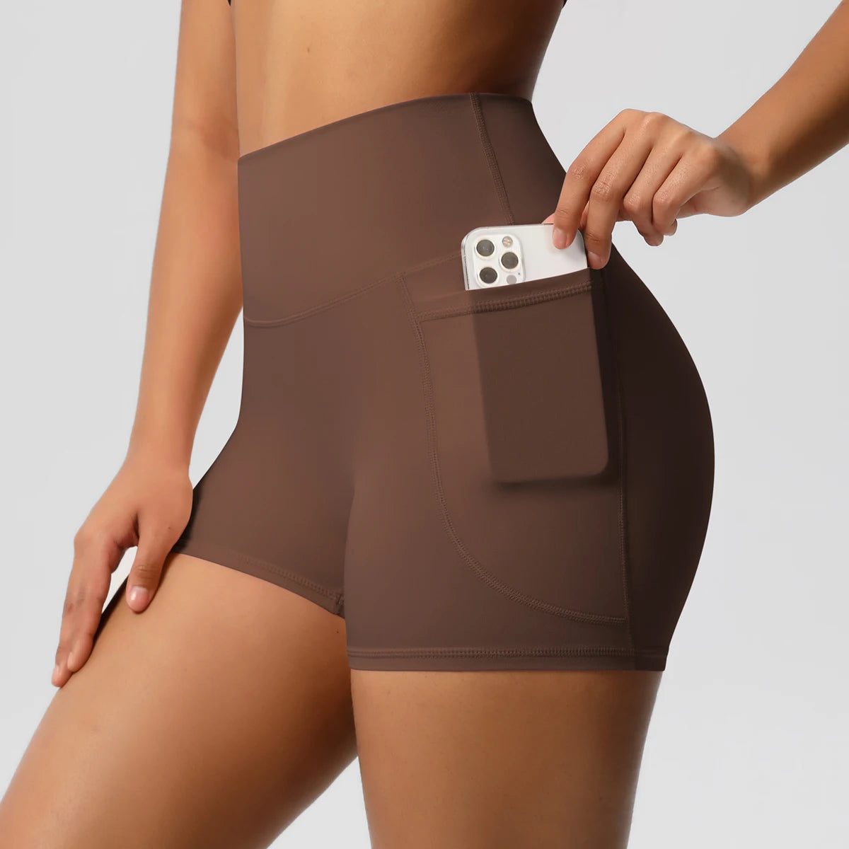 Fleksible yogashorts