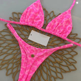 Wild Bikini: Strandtøjssæt med print