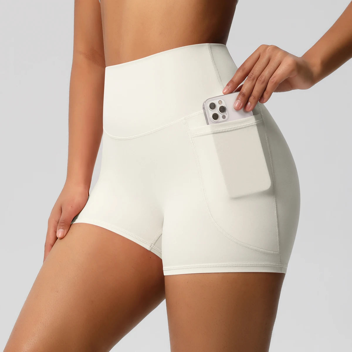 Fleksible yogashorts