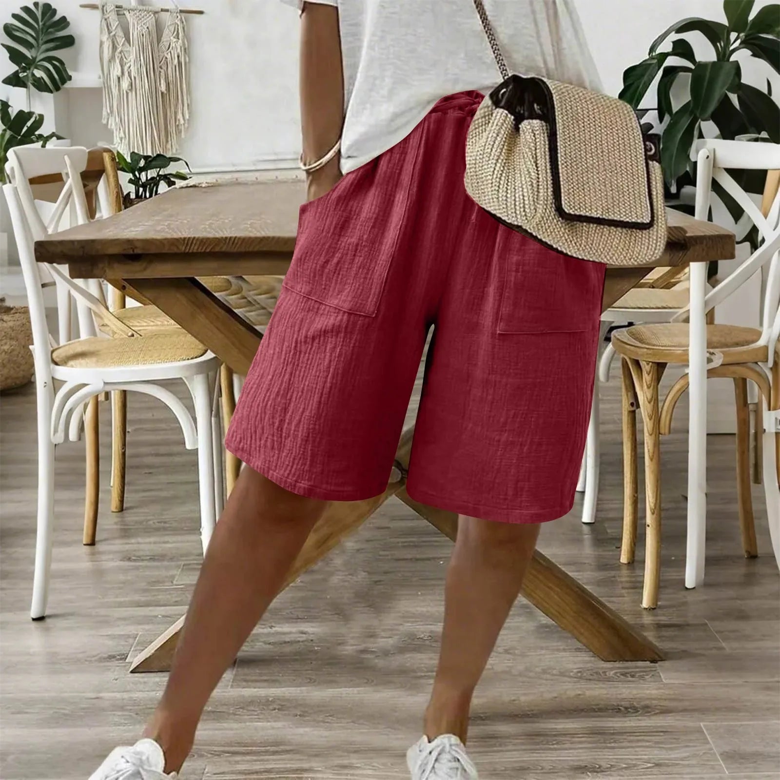 Linned og bomulds shorts til den perfekte sommerkomfort