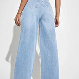 Elegance Wide Denim Bukser