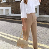 Chic højtaljede bukser