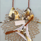 Wild Bikini: Strandtøjssæt med print