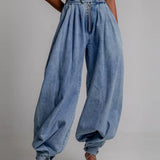 Jeans Balloon Casual Kvinde