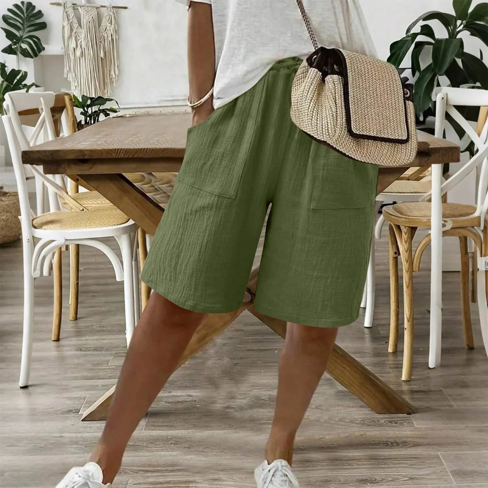 Linned og bomulds shorts til den perfekte sommerkomfort