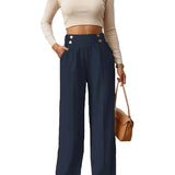 Elegante bukser med bred benvidde til daglig komfort