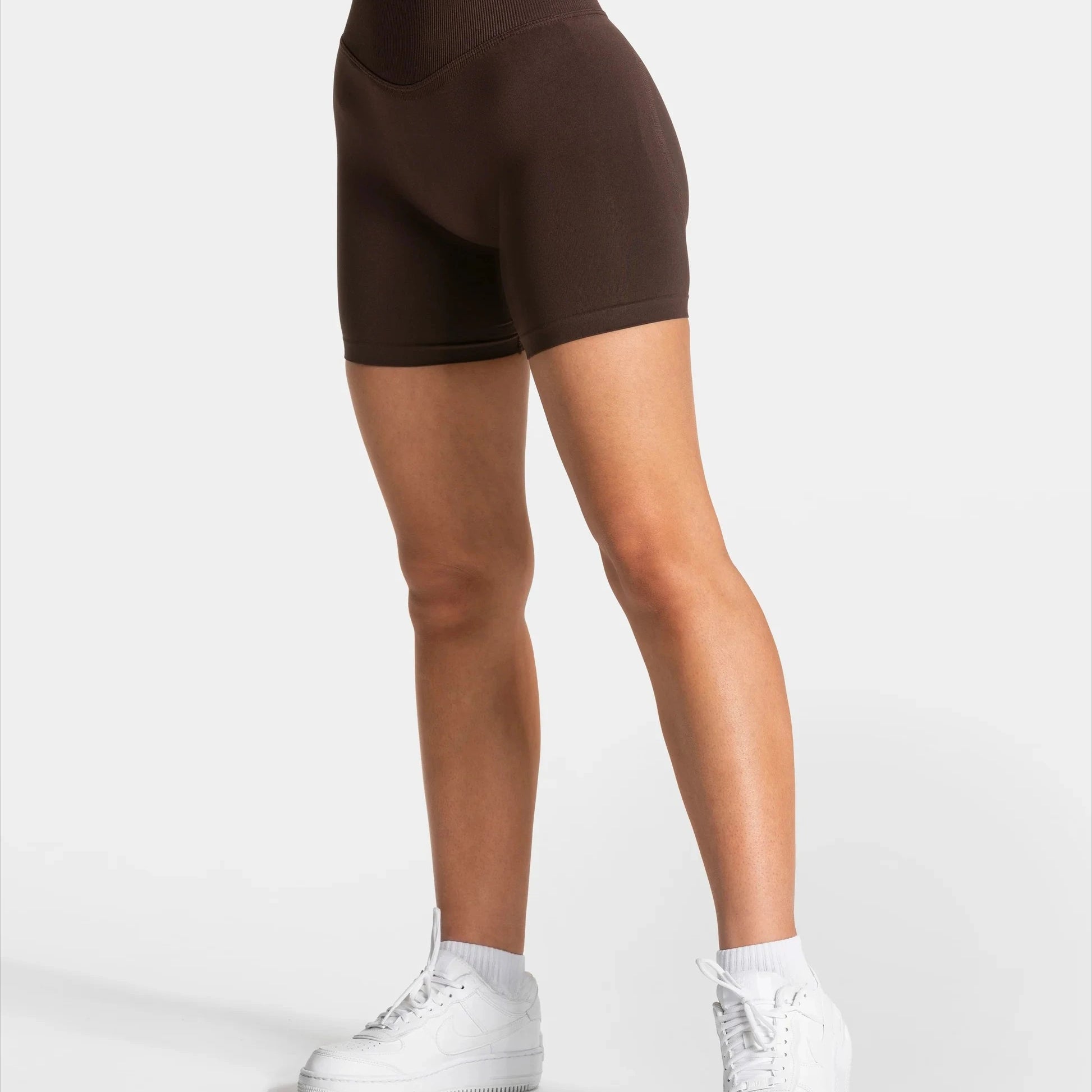 PowerShape: Yoga-shorts med høj talje og sømløst design