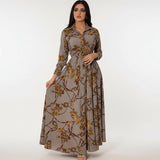 Casual dametøj: Vinterkjole med print