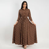 Casual dametøj: Vinterkjole med print