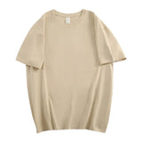 Basic åndbar sommer-T-shirt 100 % bomuld