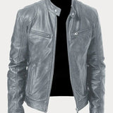 Iron – Afslappet læderjakke