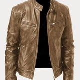 Iron – Afslappet læderjakke