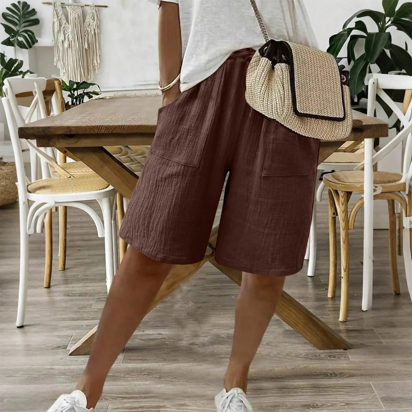 Linned og bomulds shorts til den perfekte sommerkomfort
