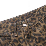 Retro leopardjeans