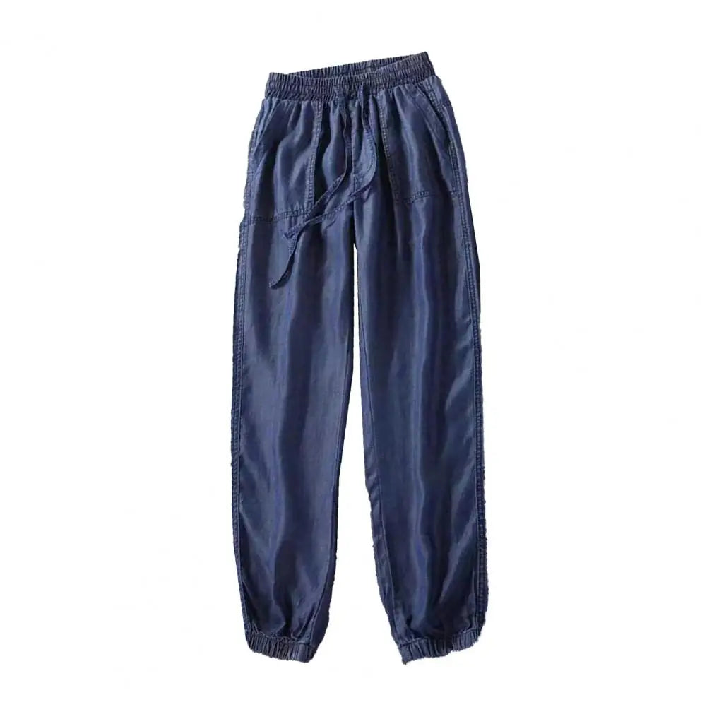 Løse denimbukser med behagelig pasform