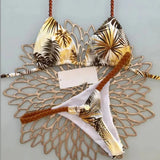 Wild Bikini: Strandtøjssæt med print