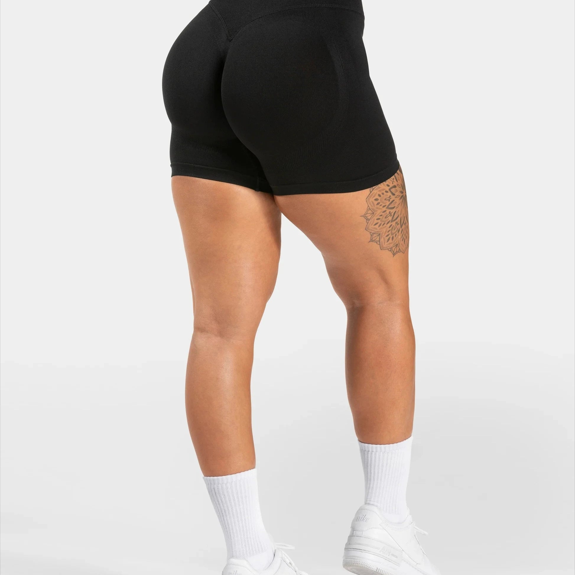 PowerShape: Yoga-shorts med høj talje og sømløst design