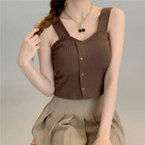 Top Corset Y2K: Kort T-shirt med stropper og skulderpuder