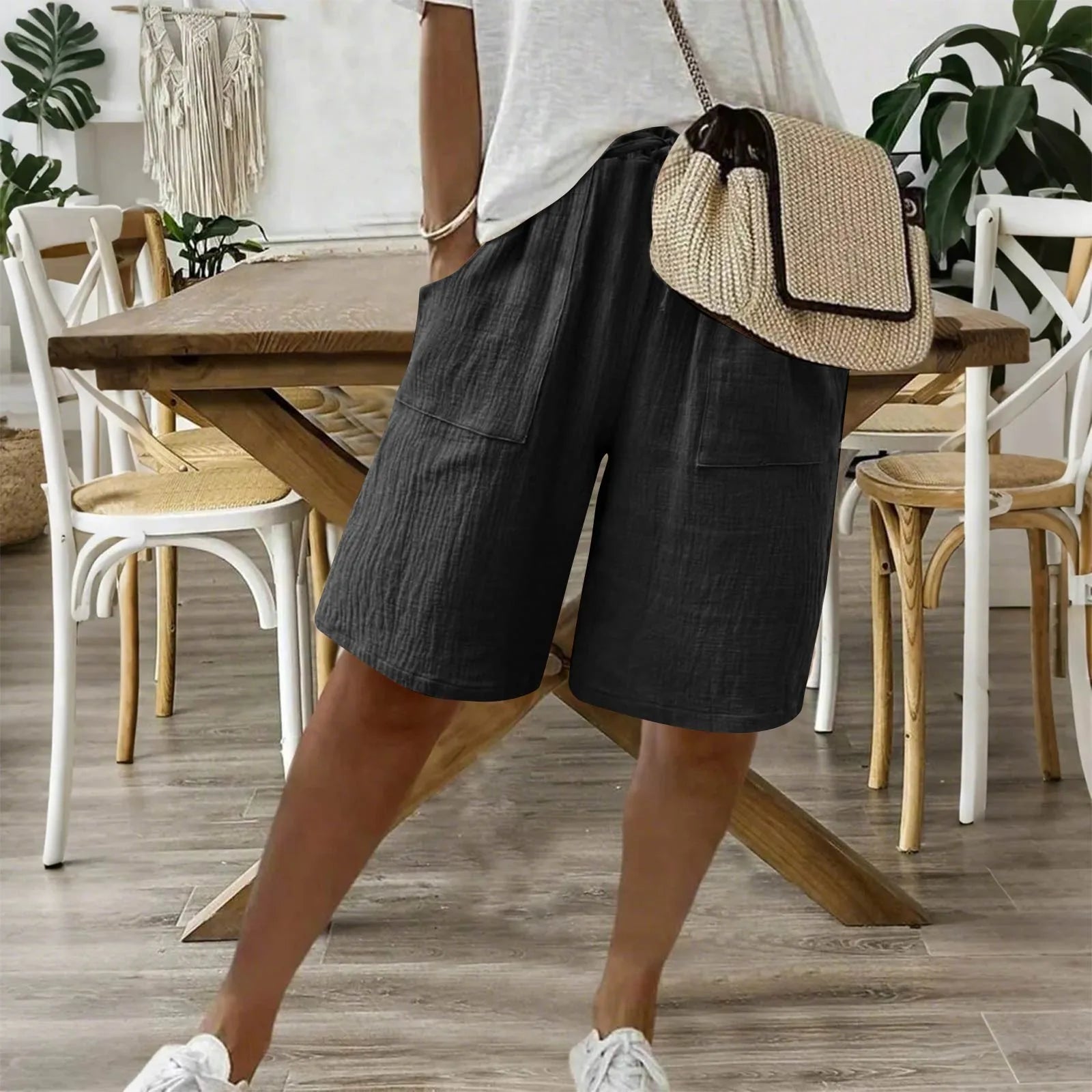 Linned og bomulds shorts til den perfekte sommerkomfort