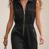 Trendy Vera-overalls: Alsidighed og elegance i sort