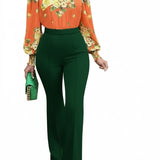 Slim Flare-bukser: Sofistikering til efterår og forår