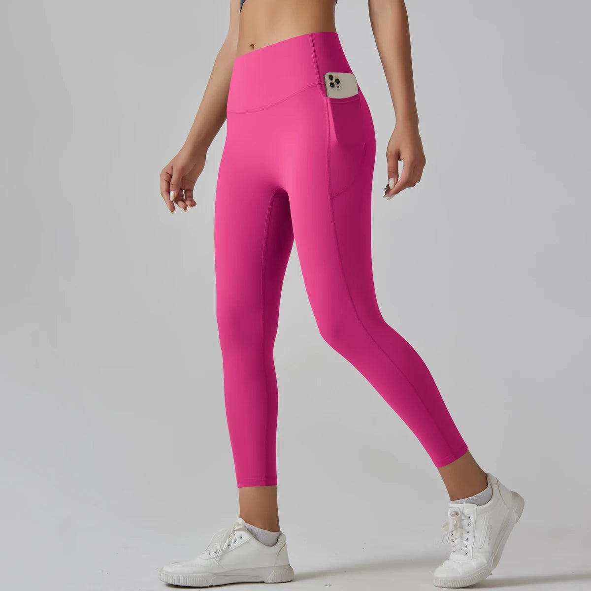 Leggings til kvinder med lomme: Komfort og stil i fitnesscentret
