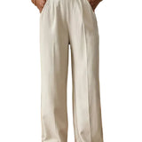 Elegante bukser med bred benvidde til daglig komfort