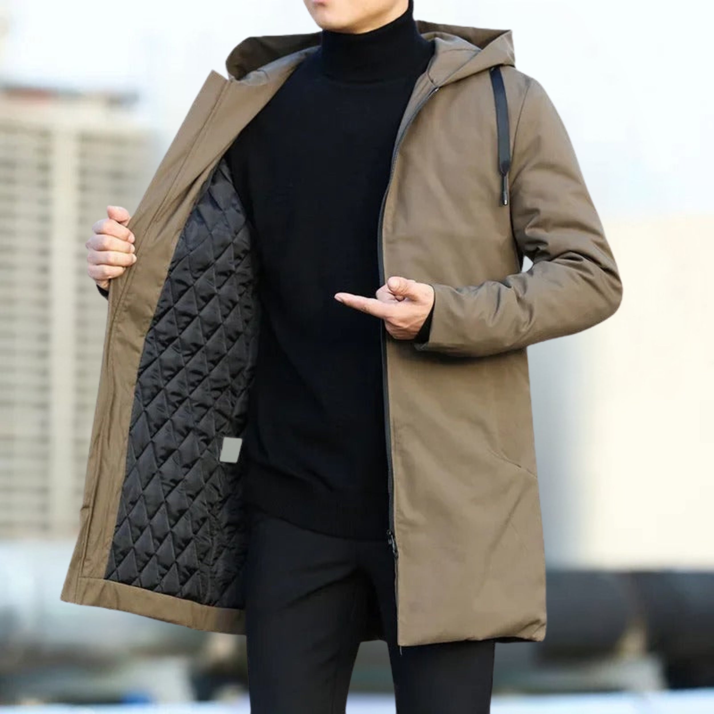 Alistair – Vindjakke med hætte