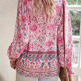 Sommerblomst Hud bluse
