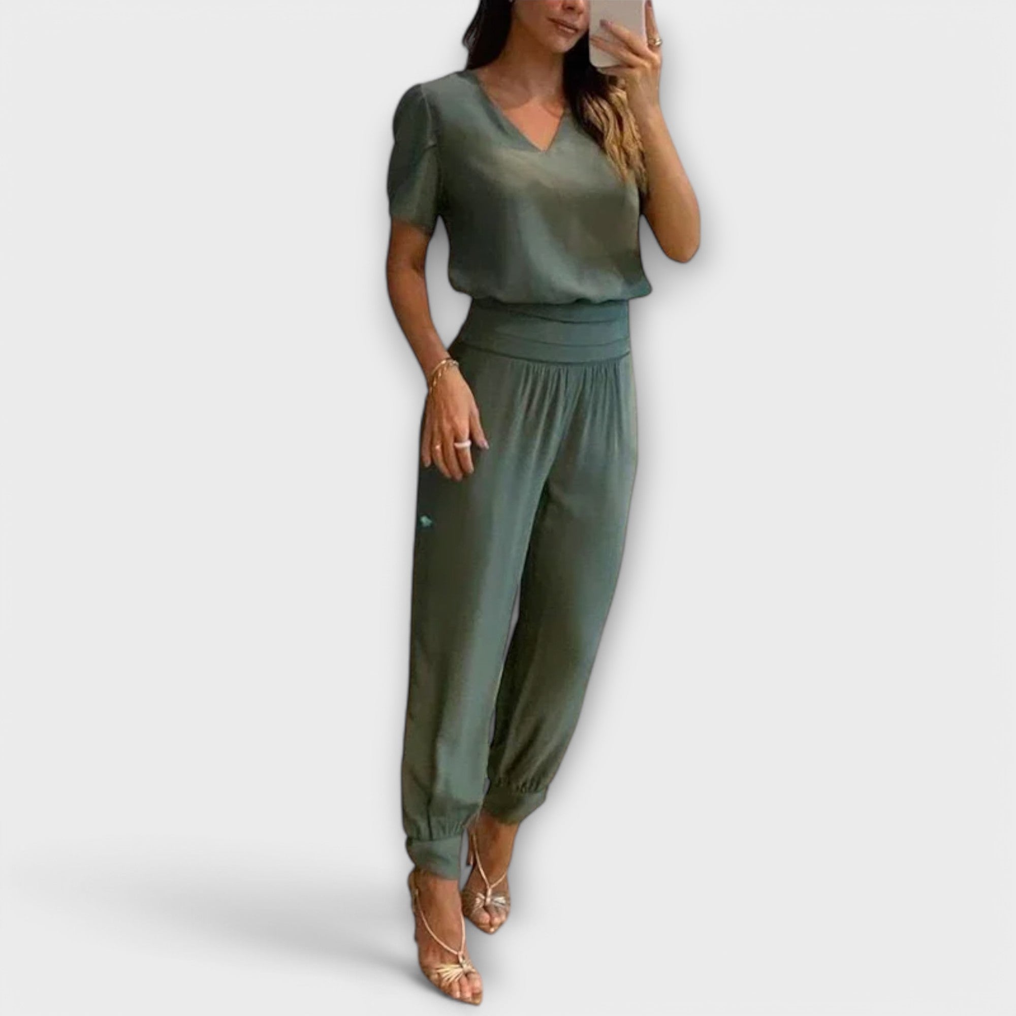 Ida - Elegantes Set Mit Oberteil Und Hose