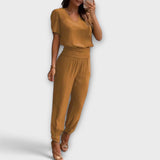 Ida - Elegantes Set Mit Oberteil Und Hose