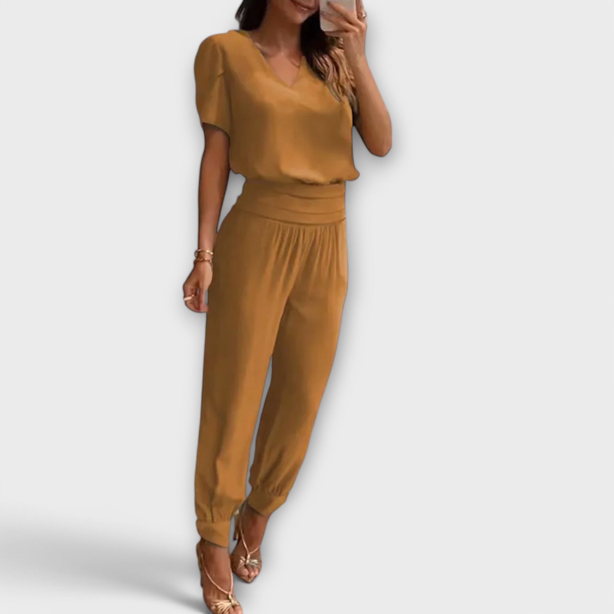 Ida - Elegantes Set Mit Oberteil Und Hose