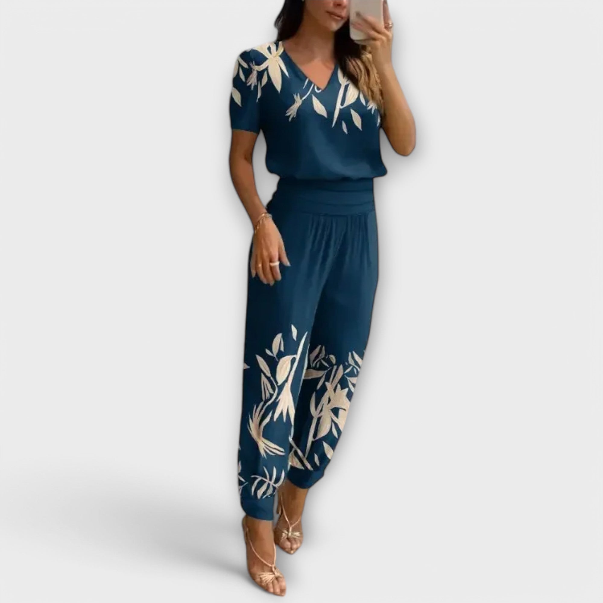 Ida - Elegantes Set Mit Oberteil Und Hose